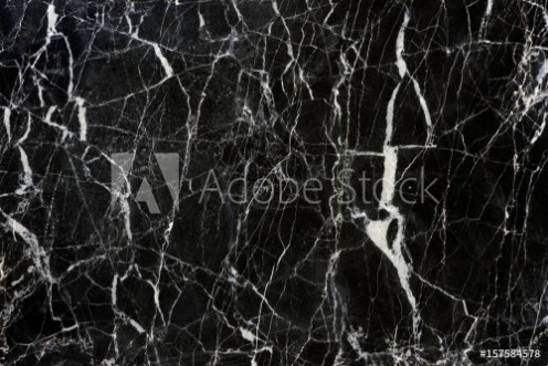 Picture of Black marble texture background HighRes